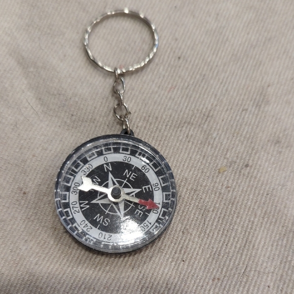 *Free With Purchase*Compass Keychain - Picture 1 of 2